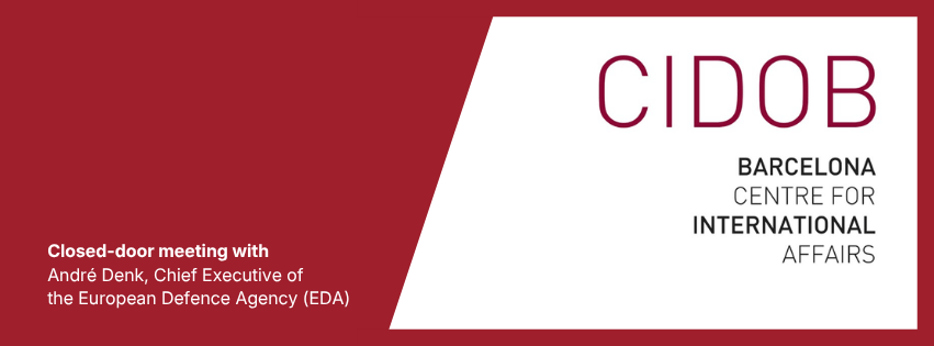 closed-door meeting with André Denk, Chief Executive of the European Defence Agency (EDA). (1)